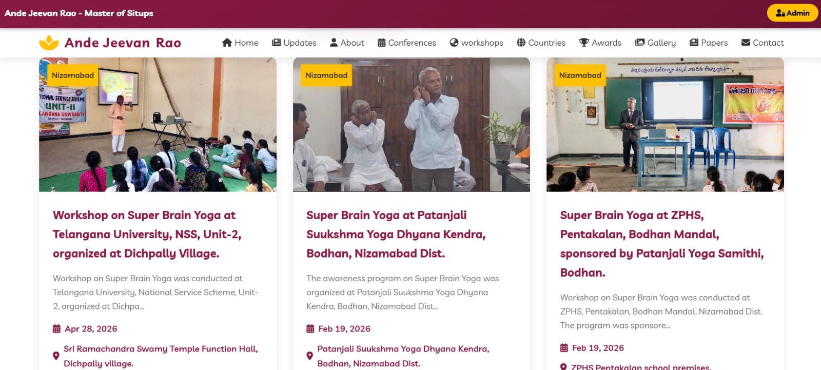 Ande Jeevan Website